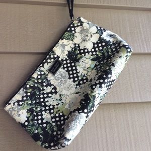Betsey Johnson New York cosmetic wristlet bag